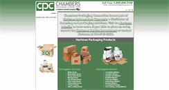 Desktop Screenshot of chamberspackaging.com